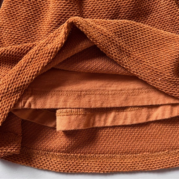 ZARA Baby Ruffle Pleated A-Line Double Layered Waffle Knit Long Sleeve Dress - Picture 7 of 10